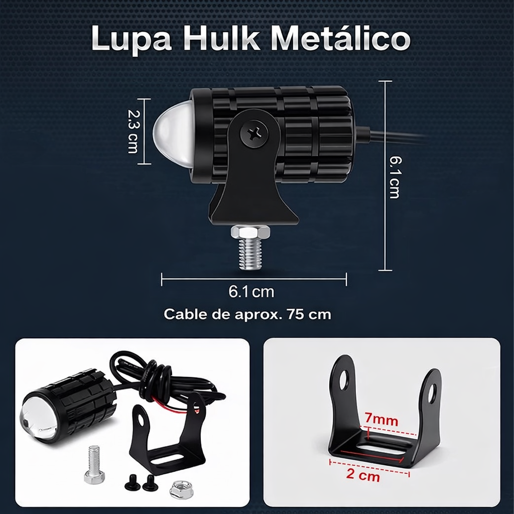 Super Led  HULK para motos, autos 12V