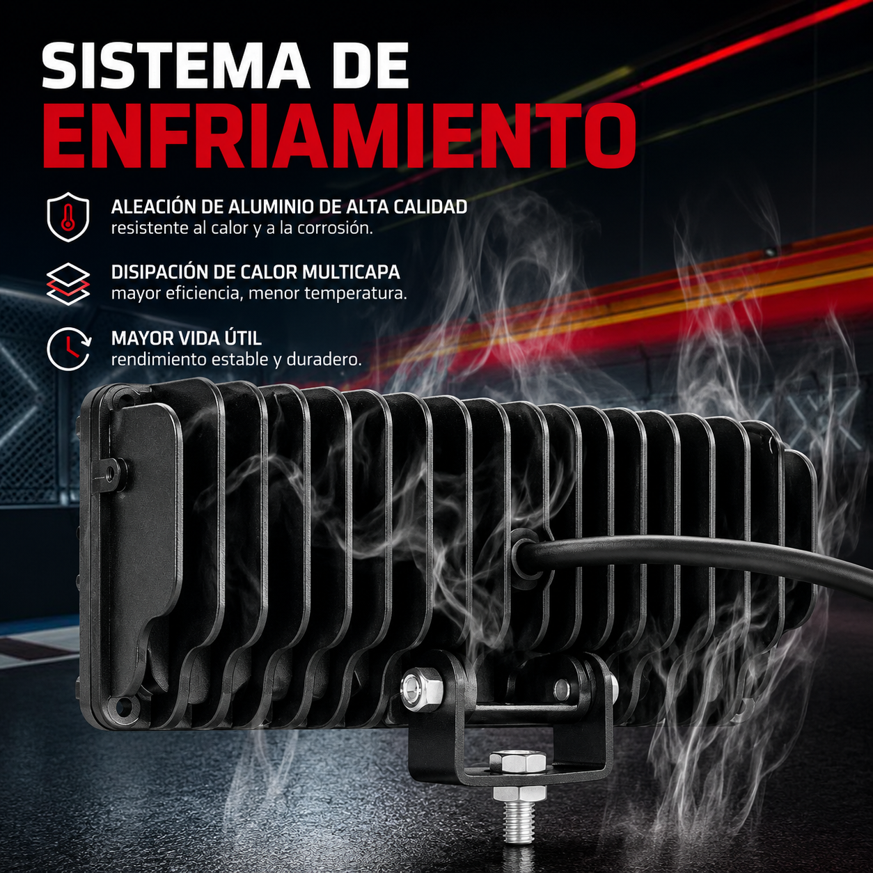 Auxiliar 10 Lupas Bicolor 12 y 24V