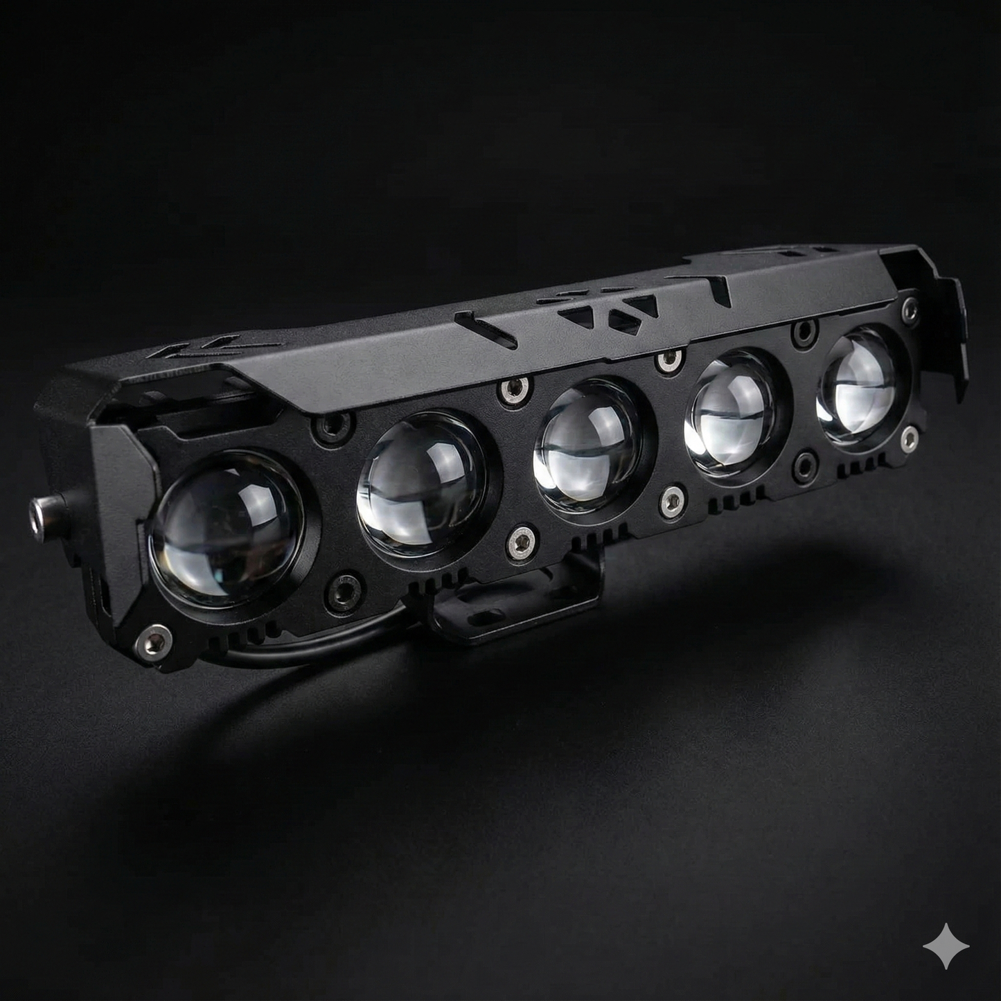 Luz Auxiliar LED de 5 Lupas para Moto