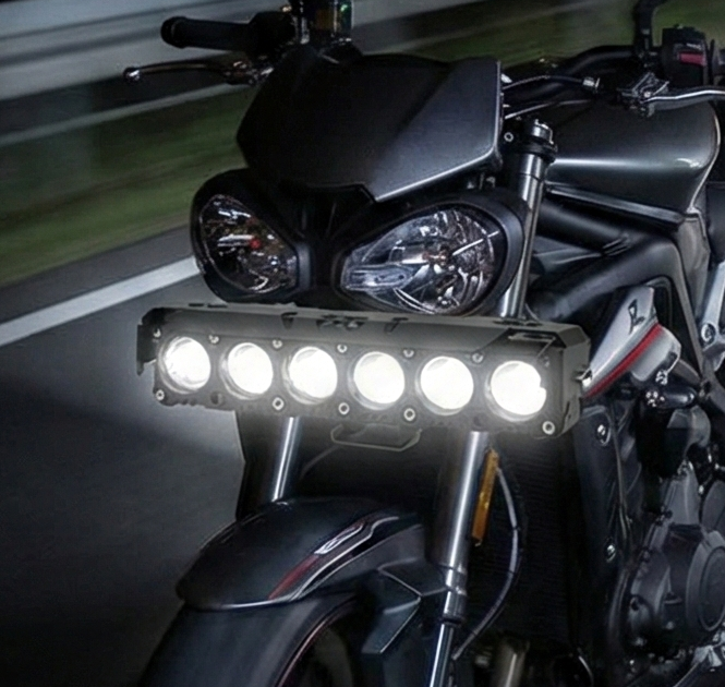 Auxiliar LED de 6 Lupas